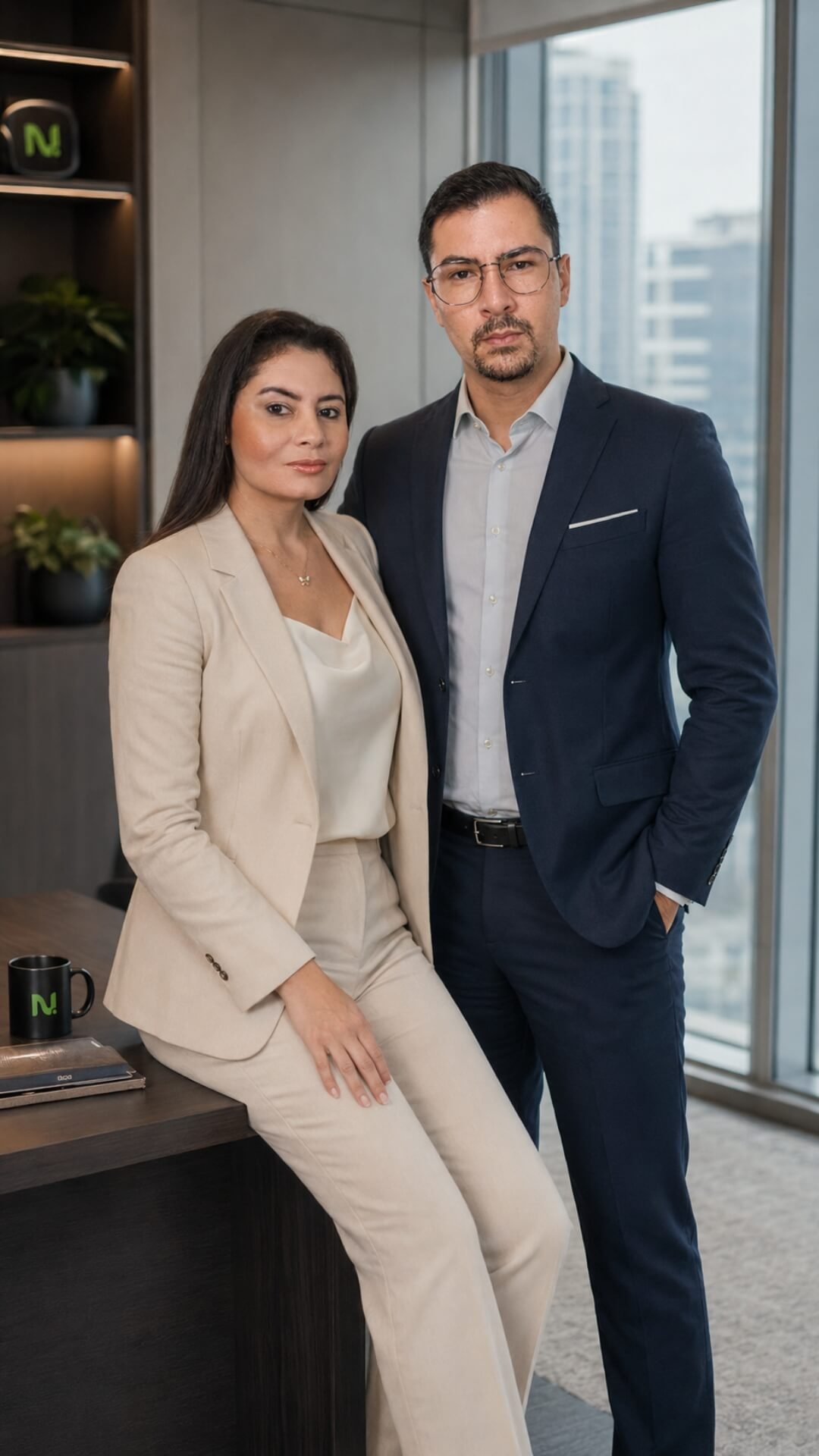 Sócios da Nutomation em ambiente corporativo