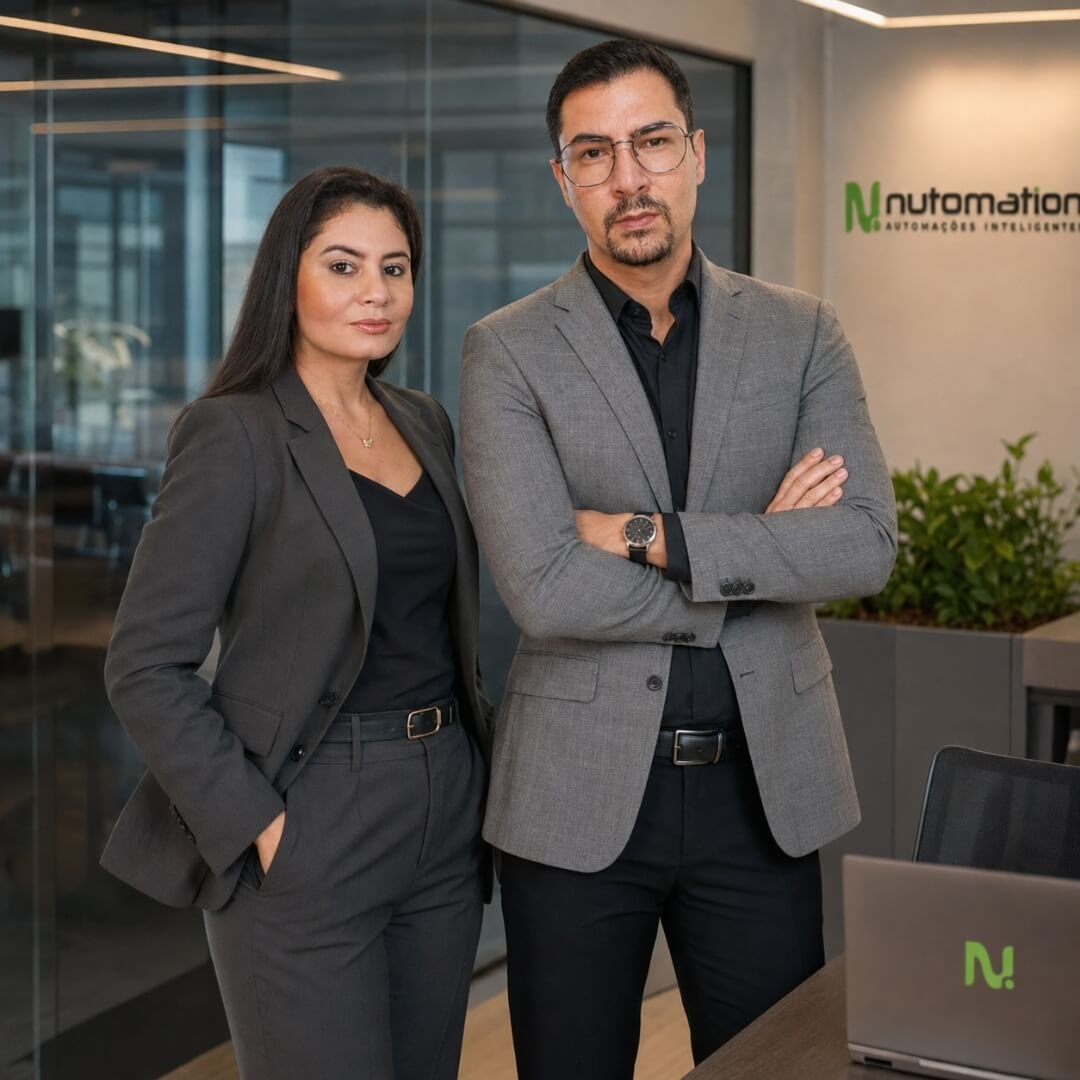 Sócios da Nutomation em ambiente corporativo